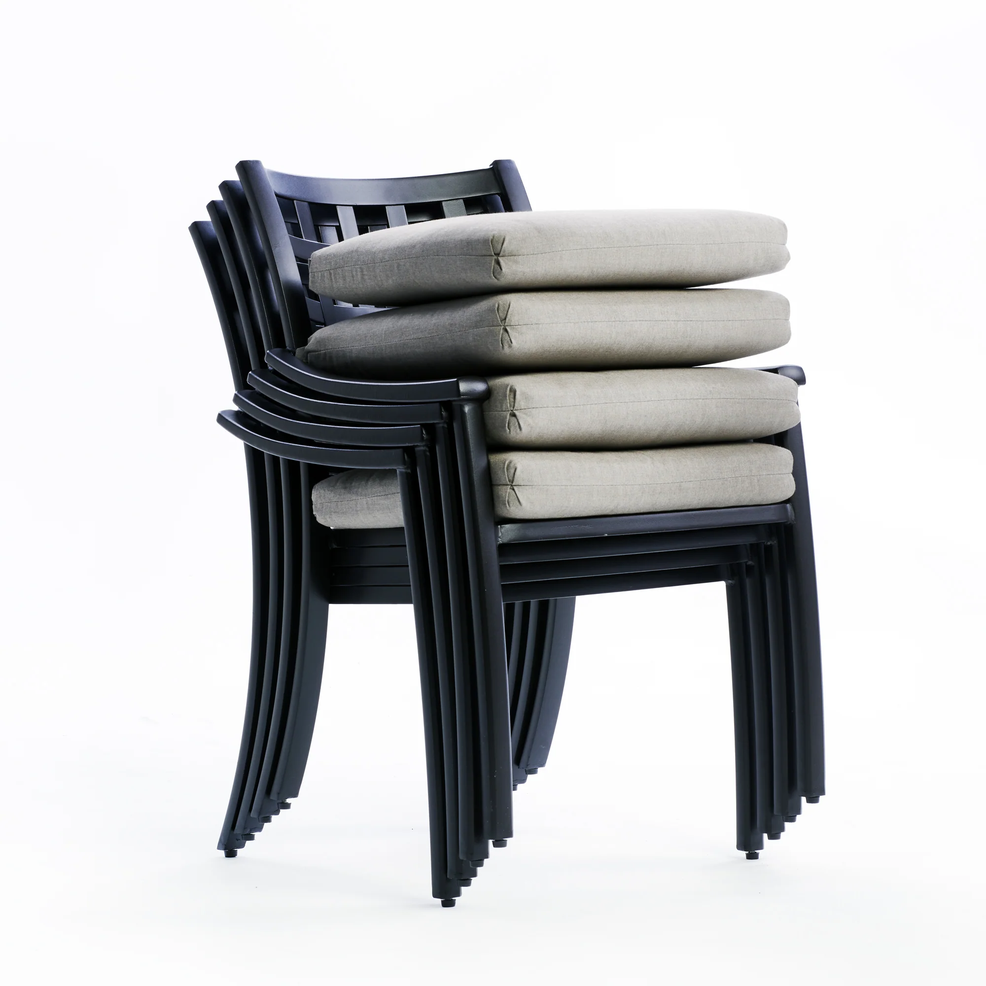 Lily 5-Piece Round Outdoor Dining Set - Image 4